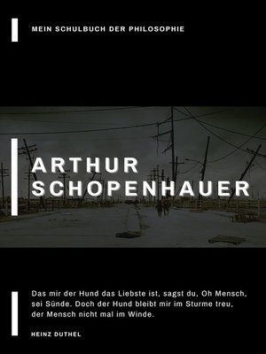 cover image of Mein Schulbuch der Philosophie Arthur Schopenhauer